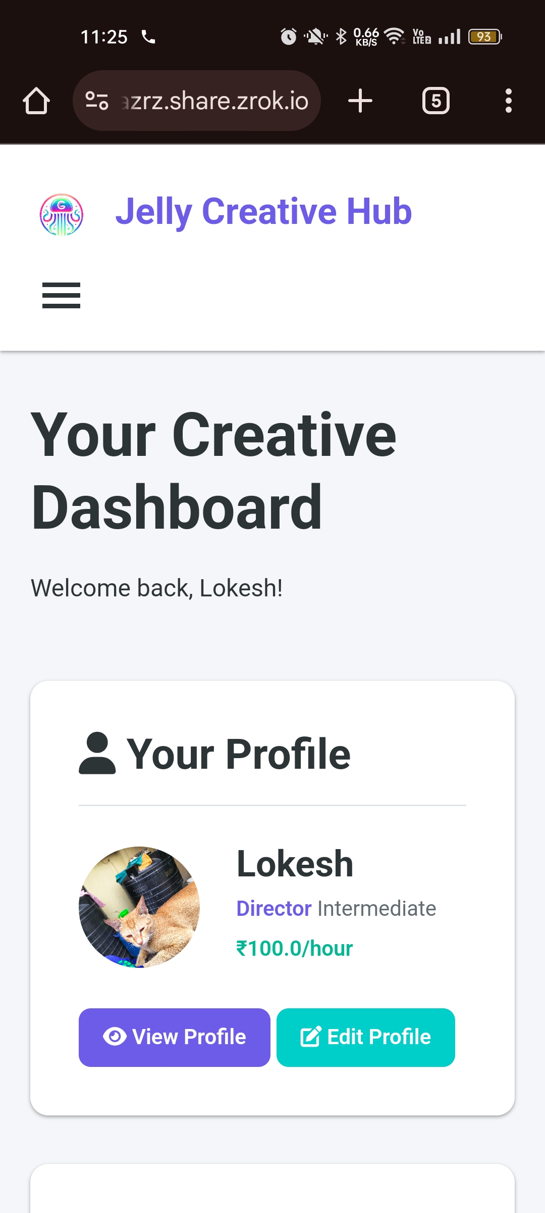 che jelly creative hub support 